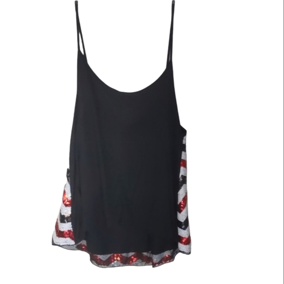 Streetwear Society sequinned tank top size L/G - Picture 8 of 10